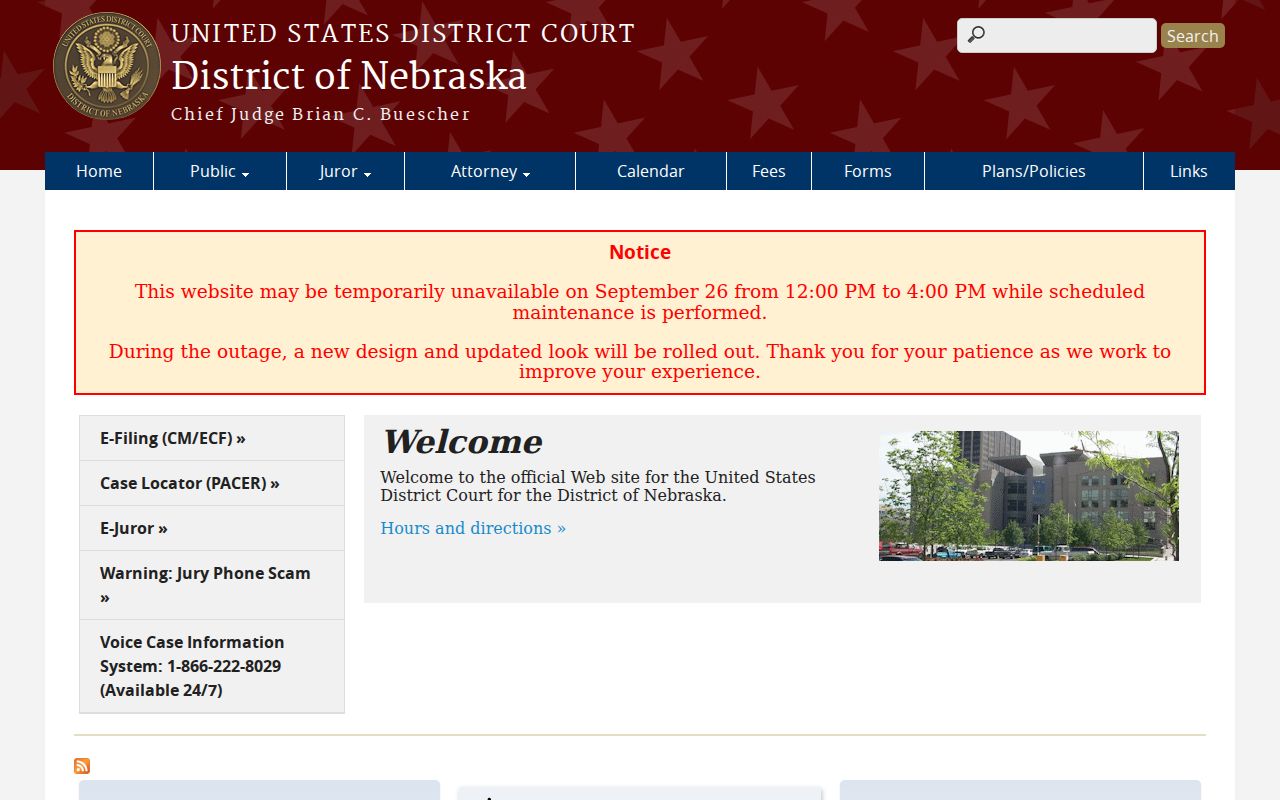 Separate federal court route for Frontier County arrest warrant records